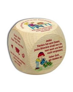 Gebetswürfel "Tischgebete Kinder"