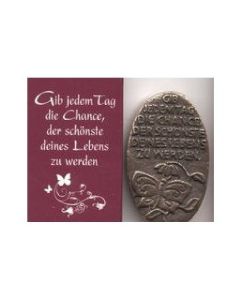 Symbol "Gib jedem Tag die Chance..." - Bronze