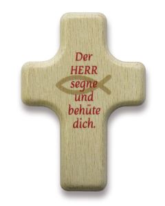Handkreuz "Der Herr segne und behüte dich"