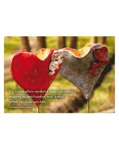 Die Liebe allein versteht das Geheimnis ... - Postkarte