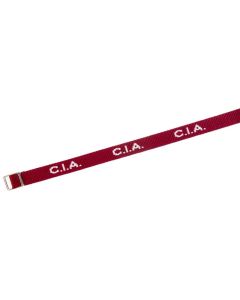Armband "C.I.A" - bordeaux