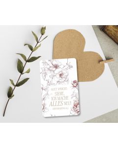 Spielkartenkalender 'Gott spricht: Siehe, ich mache alles ne