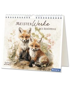 Meisterwerke des Schöpfers 2025 - Tischkalender