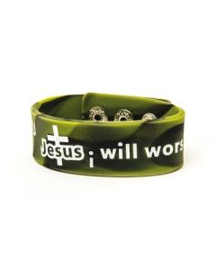Armband "Jesus - I believe in U - I will worship U"