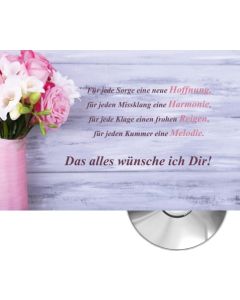 CD-Card: Das alles wünsche ich dir (Blumenstrauß)