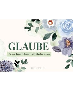 Spruchkärtchen 'Glaube'