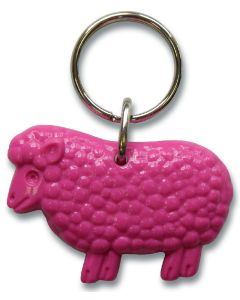 Schlüsselanhänger Schaf - pink