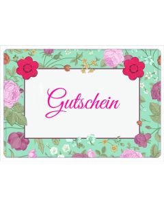 Gutschein - Faltkarte