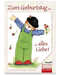 Postkartenbuch: Zum Geburtstag ... alles Liebe!