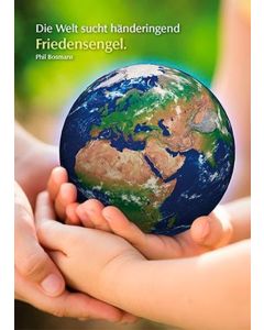 Postkarten: Die Welt sucht händeringend Friedensengel, 12 Stück