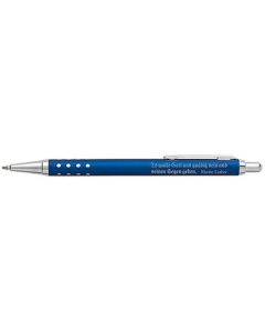 Kugelschreiber Luther "Es wolle Gott uns gnädig sein" - blau