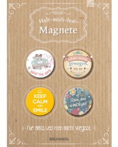 Magnet-Set 4er - Halt mich fest - Motiv: Save the date,...