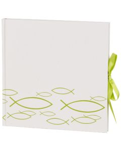 Gästebuch "Verde" weiß/blanko