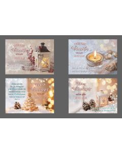 Postkartenserie Weihnachten/Neujahr, 12 Stück