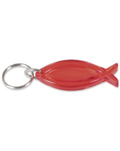 Schlüsselanhänger "Fisch" - rot