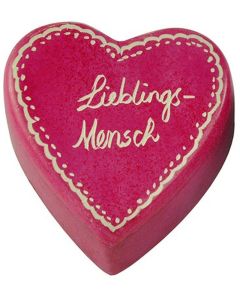 Herzdose: Lieblings-Mensch - rosa
