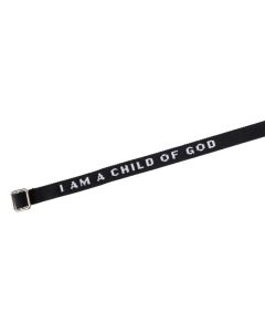 Armband "I Am a child of God" - schwarz