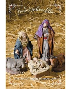 Postkarten: Frohe Weihnachten, 4 Stück