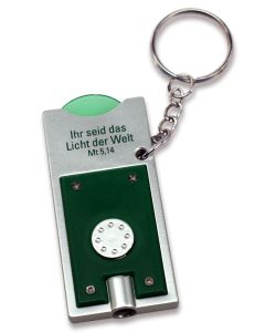 Schlüsselanhänger LED - Licht - grün