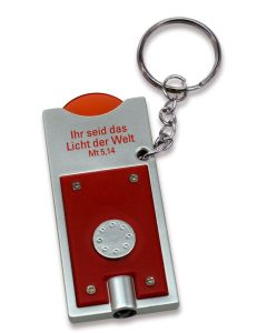 Schlüsselanhänger LED - Licht - rot