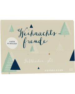 Faltkarten-Set "Weihnachtsfreude"