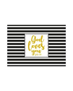 Postkarte "God loves you" - Konfirmation