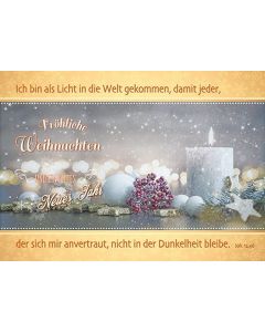 Postkarten Weihnachten/Neujahr, 6 Stück