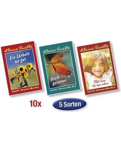 Spar-Paket: Aufkleber-Mini-Bücher Kleine Quelle 10 Stk.