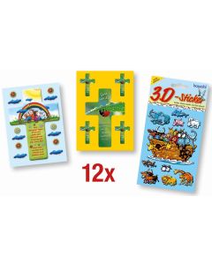 Spar-Paket: 3D-Sticker