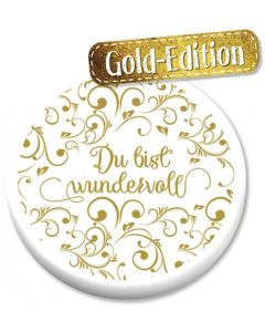 Radiergummi "Du bist wundervoll" (Gold-Edition)