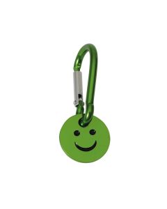 Schlüsselanhänger "Smiley" - grün