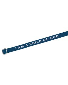 Armband "I Am a child of God" - dunkelblau