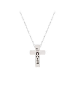 Halskette Kreuz "Love"