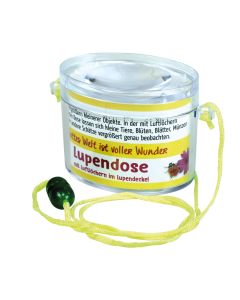 Lupendose oval - neon gelb