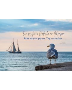 Postkarten "Ein positiver Gedanke" 4er-Serie
