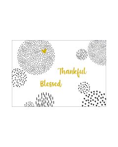 Postkarte "Thankful - Blessed"