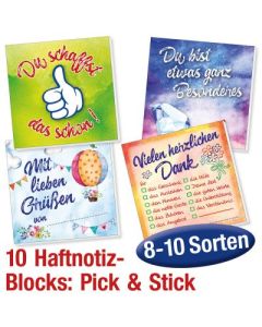 Spar-Paket: Haftnotiz-Blocks