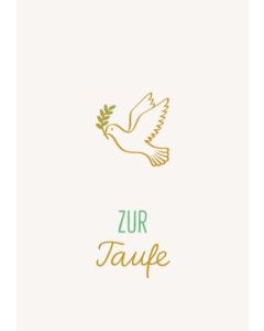Postkarte - Zur Taufe