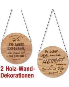 Spar-Paket: Wandschmuck-Holz