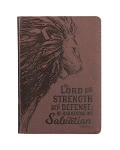 Notizbuch "The Lord is my strength and my defense"