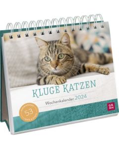 Kluge Katzen 2024 - Wochenkalender