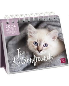 Für Katzenfreunde 2024 - Mini-Wochenkalender