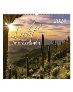 Licht-Impressionen 2024 - Wandkalender