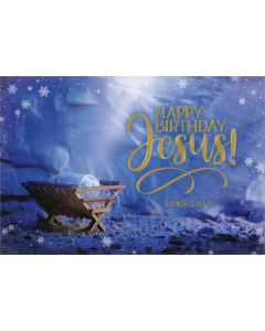 Postkartenserie "Happy Birthday, Jesus!"/Krippe 10 Stk.