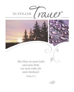 Faltkarten - Trauer 10er Set