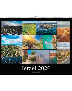 Israel 2025 - Black Version Wandkalender