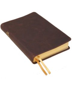Die heilige Schrift - Standardbibel, Premium Rindleder, Goldschnitt, braun