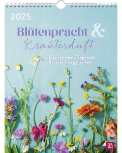 Blütenpracht und Kräuterduft 2025 - Wandkalender