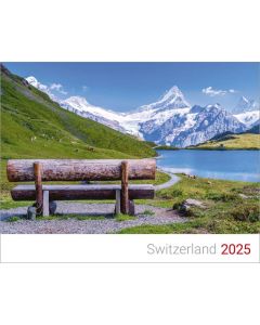 Schweizer Bergkalender 2025 - Englisch