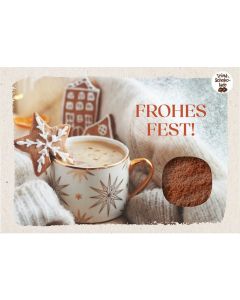 Schokokarte - Frohes Fest